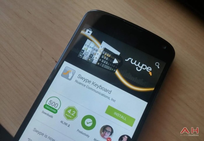 Swype 1 5 for android launched