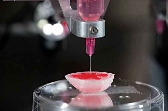 3d printer generates synthetic tissue