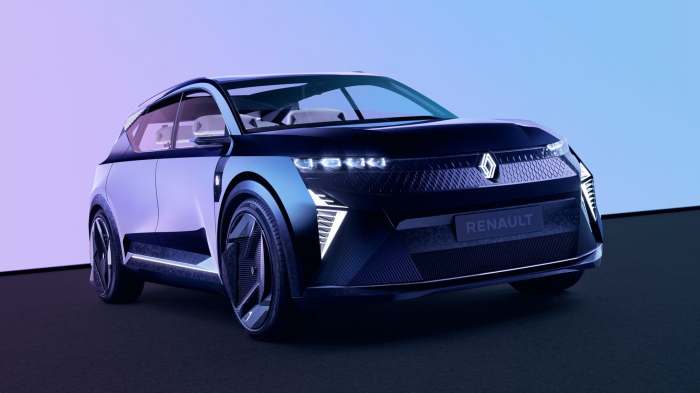 Renault concept car boasts of neon led cocoon