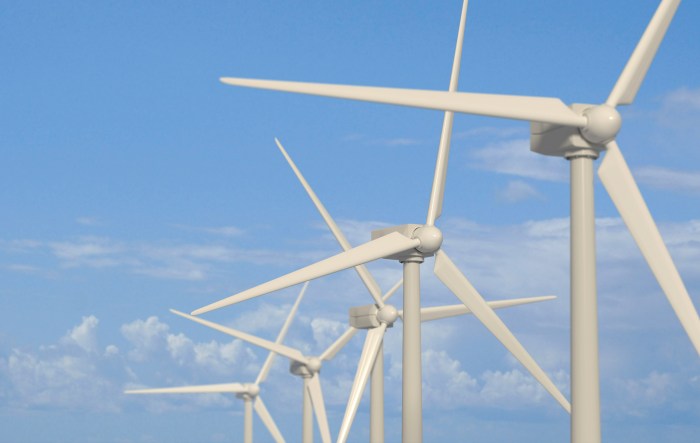 Wind turbine works sans blades