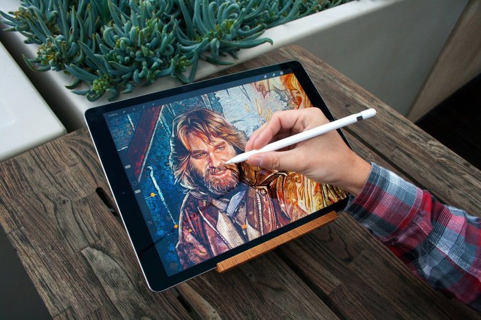 Apple ipads used as art installation