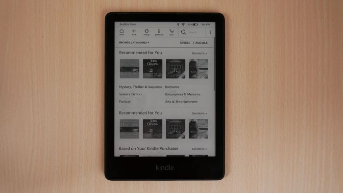 Amazon updates native kindle for android app