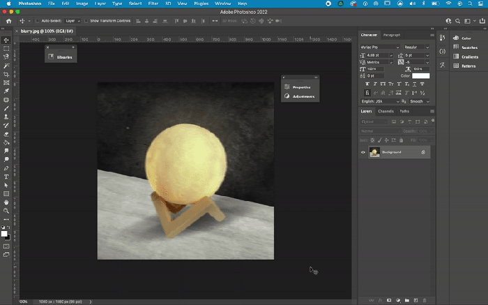 Camera shake reduction tool in photoshop will fix your blurry photos