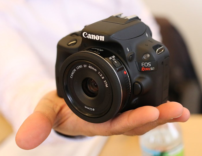 Canon eos rebel sl1 hands on review eos 100d
