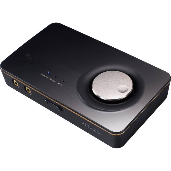 Asus xonar u7 usb external soundcard and headphone amplifier