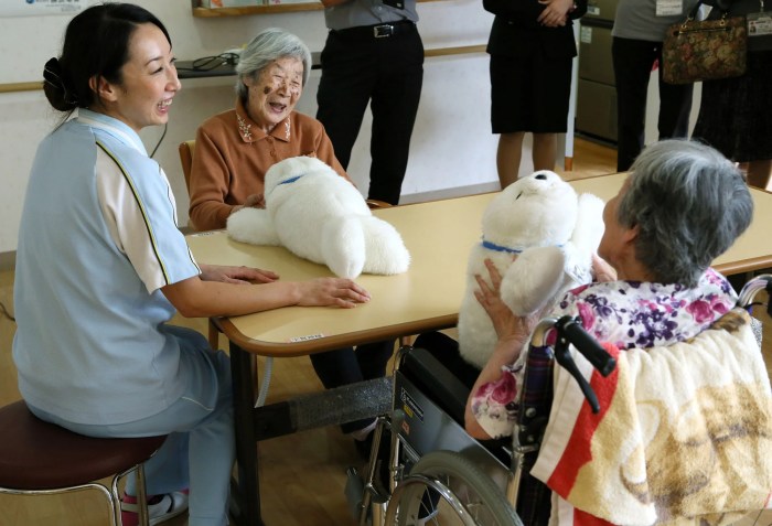 Japan plans to build robot nurses to help care givers assist elderly patients