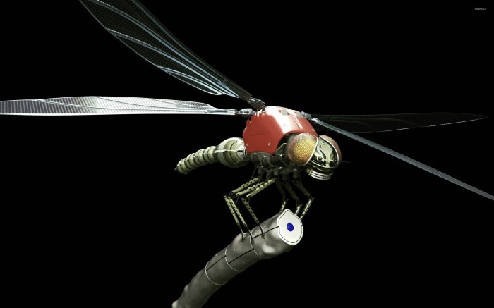 Bionicopter robot dragonfly