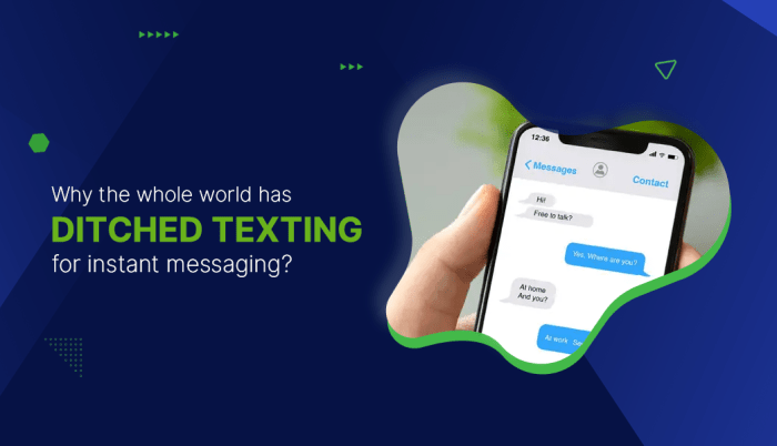 Instant messaging overtakes sms texts for the first time