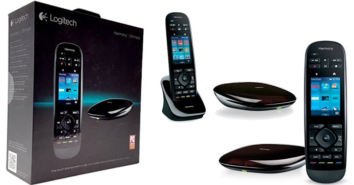 Logitech unveils harmony ultimate smart control universal remote controls