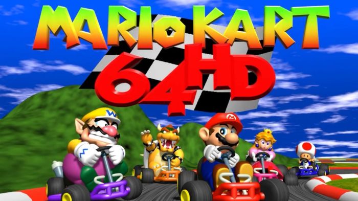 Mario kart 64 recreated in minecraft