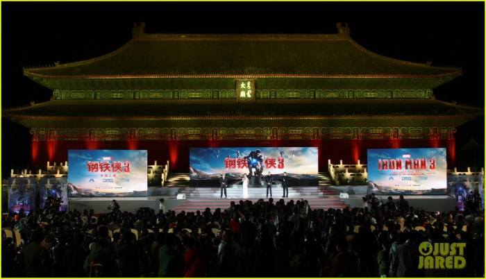 Japanese movie theaters introducing 4d experience with iron man 3 premier