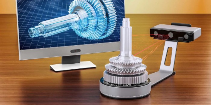 Camera system does long range 3d scanning