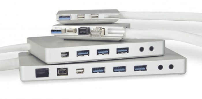 The zendock is an elegant way to manage your macbooks cables